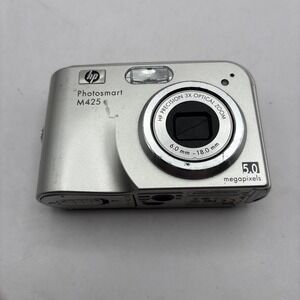 HP PhotoSmart M425 5.0MP Digital Camera - Silver - Parts Only